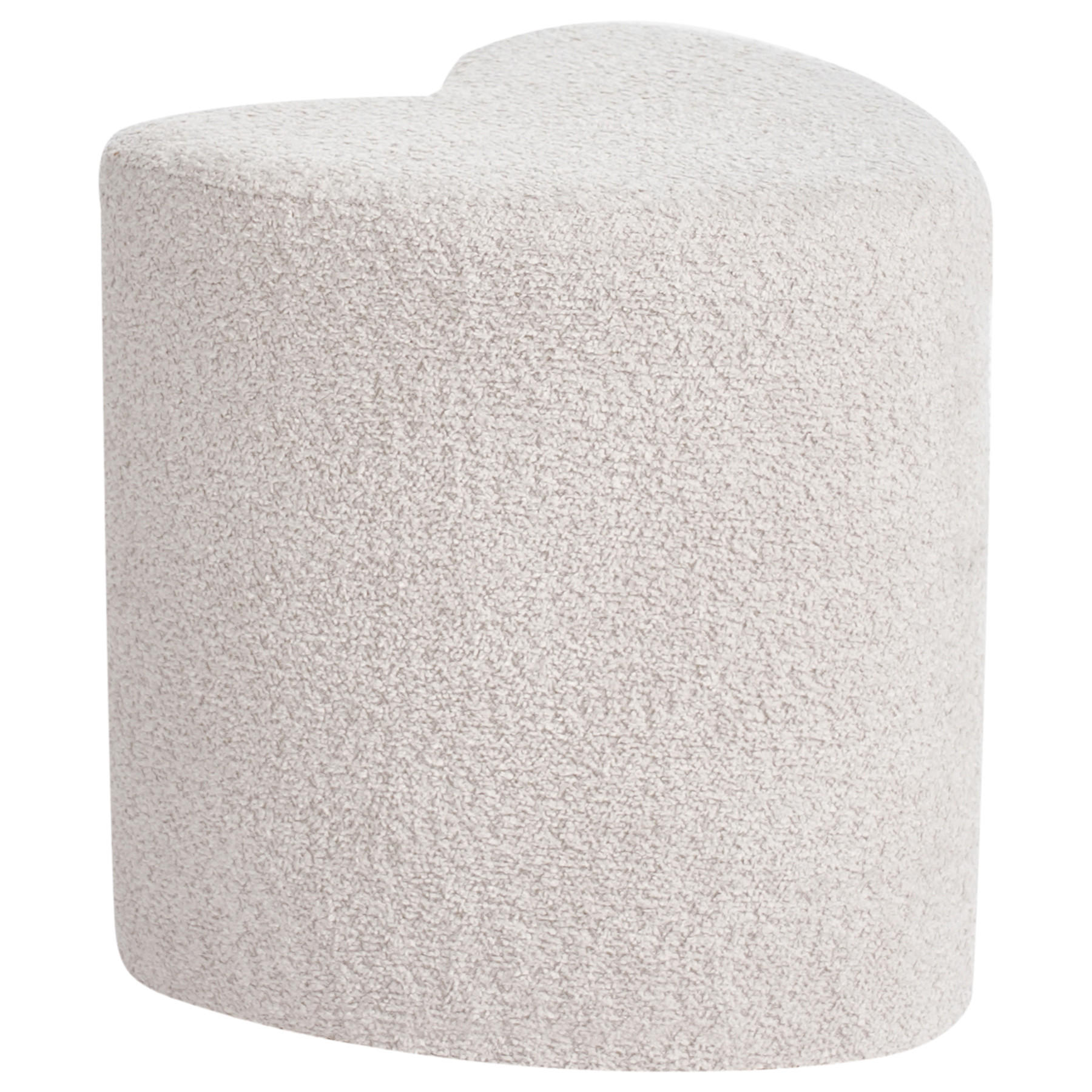 POUF Beige Scotia - Beige, Textil (40/44/33cm) - Beliani