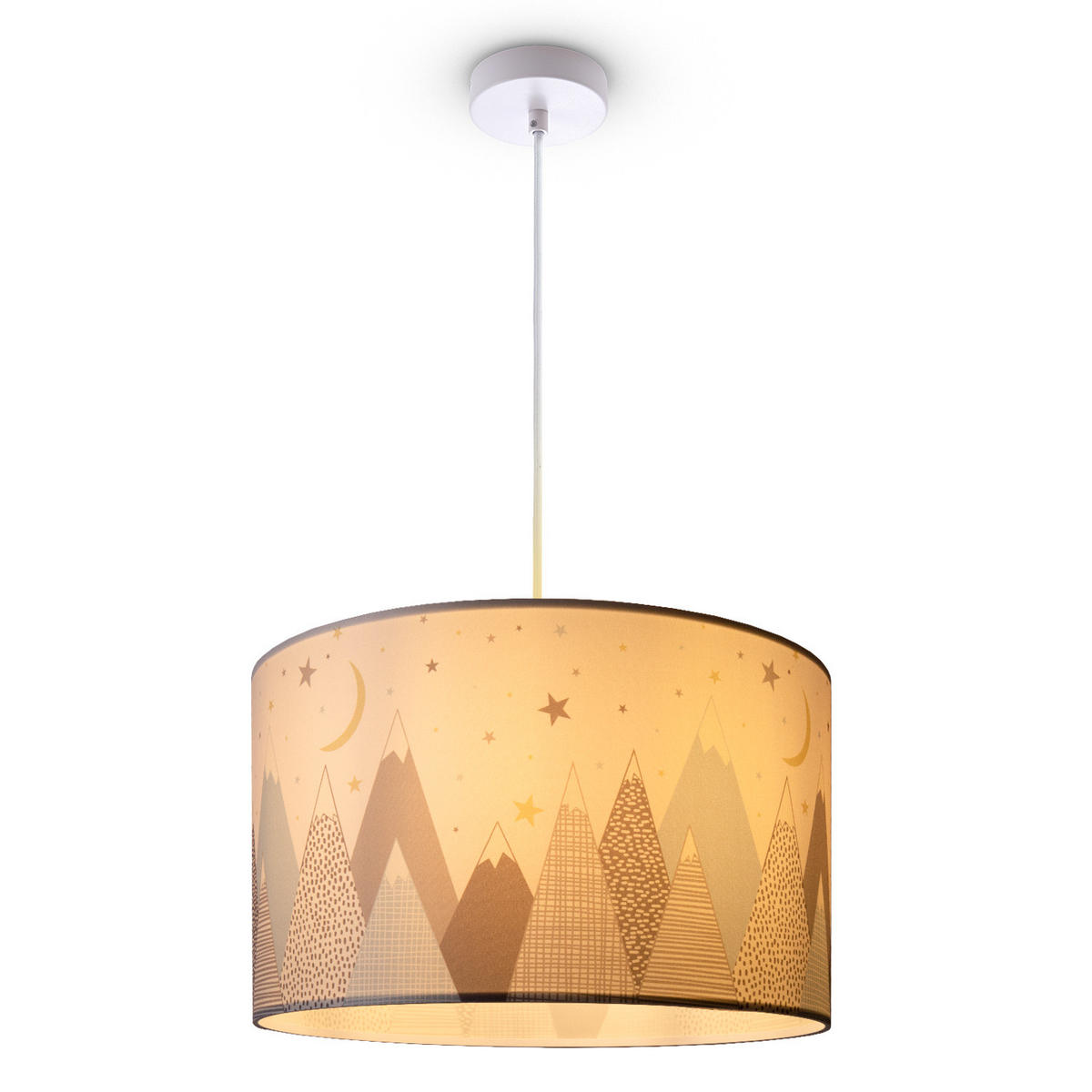 PENDELLEUCHTE Hugo Pd1 Cos 707 - Weiß, Metall (45.5/45.5/27cm) - Paco Home