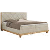 BOXBETT CAICOS 160/200 - Beige Velvet - H4 - Beige, Holz/Textil (160/200cm) - MKS