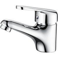 WASCHTISCHARMATUR Einhandmischer Chrom ohne Ablaufgarnitur - Silberfarben, Metall (17/6/22cm)