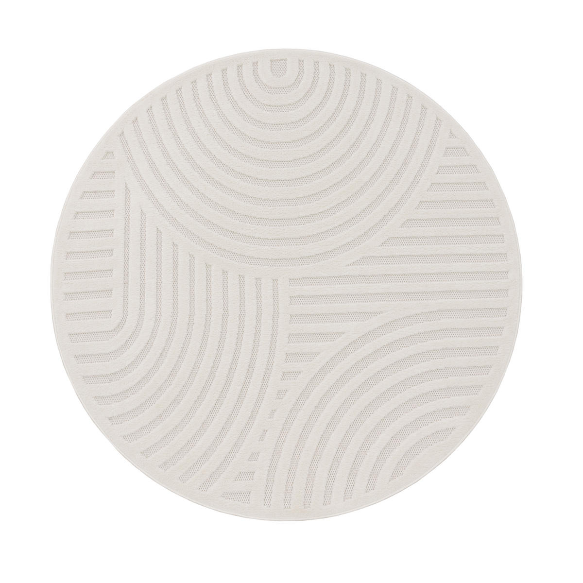 OUTDOORTEPPICH 120/120 cm Livorno 674 - Creme, Textil (120/120cm) - Paco Home