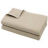 SAUNATUCH, 2er-Set, 70x180 cm, 100% Baumwolle, Braun - Cappuccino, Textil (70/180cm) - Zollner