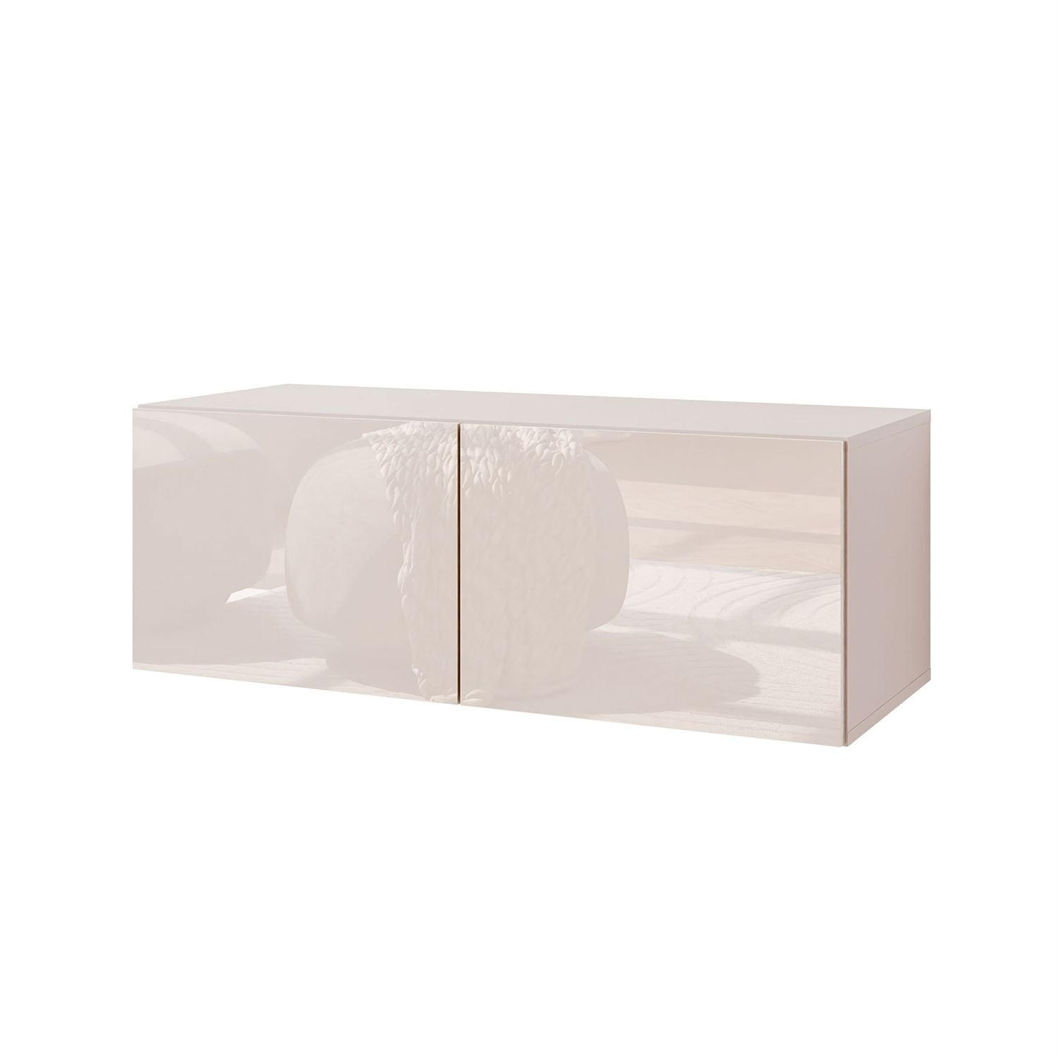 TV-SCHRANK COLGANTE 100 Kaschmir Hochglanz, ohne LED Belechtung - Kaschmir, Holzwerkstoff (100/36/40cm) - Lookway