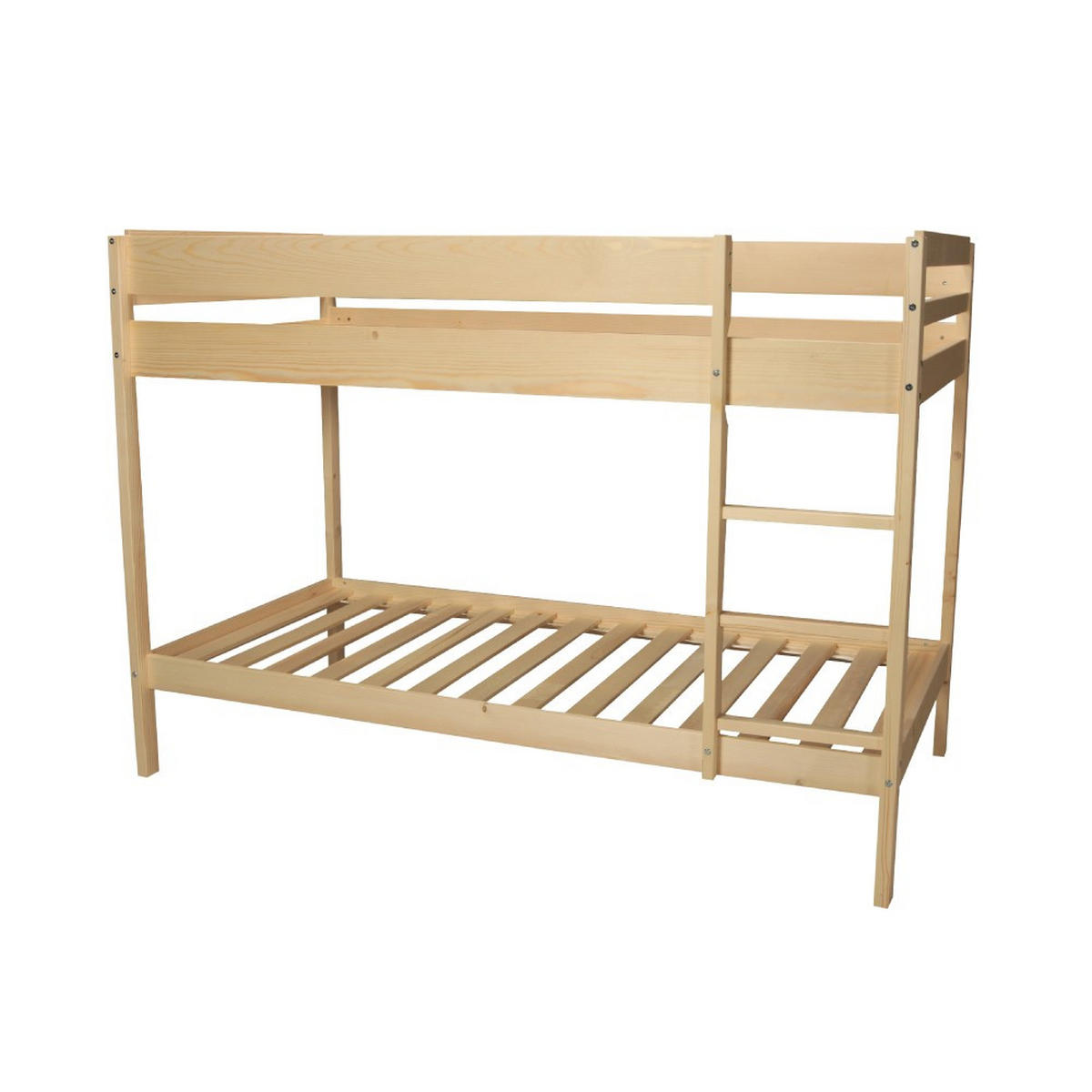 ETAGENBETT BRICE mit 2 Lattenroste / Bett 2x90x190 cm - Naturholtz - Multicolor, Holz (90/190cm) - Weber Industries