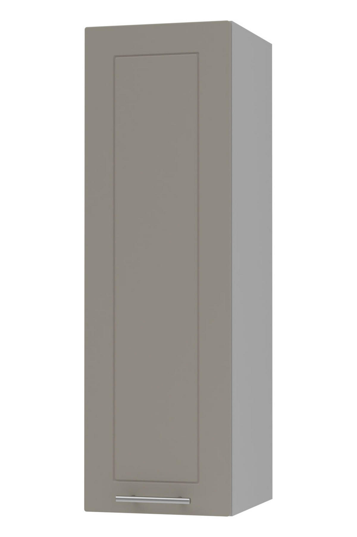 KÜCHENHÄNGESCHRANK Kvantum W4/30 Beige Matt / Grau Matt 30 / 32,5 / 96cm - Beige/Grau, Holz/Holzwerkstoff (30/96/32.5cm) - Feldmann-Wohnen