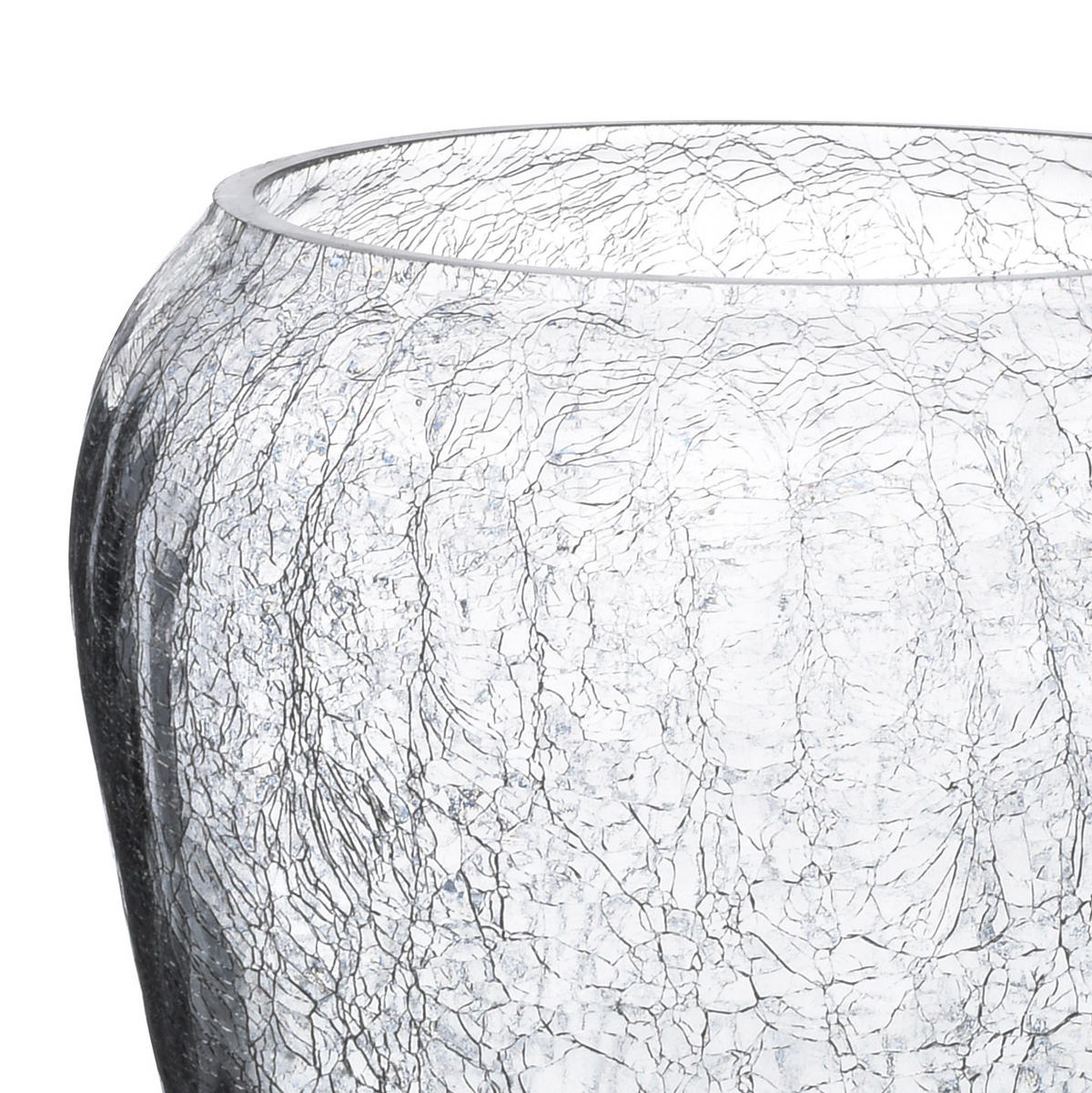 VASE Serenite Transparent 22/22/25 cm Glas - Transparent, Glas (25cm) - Mondex
