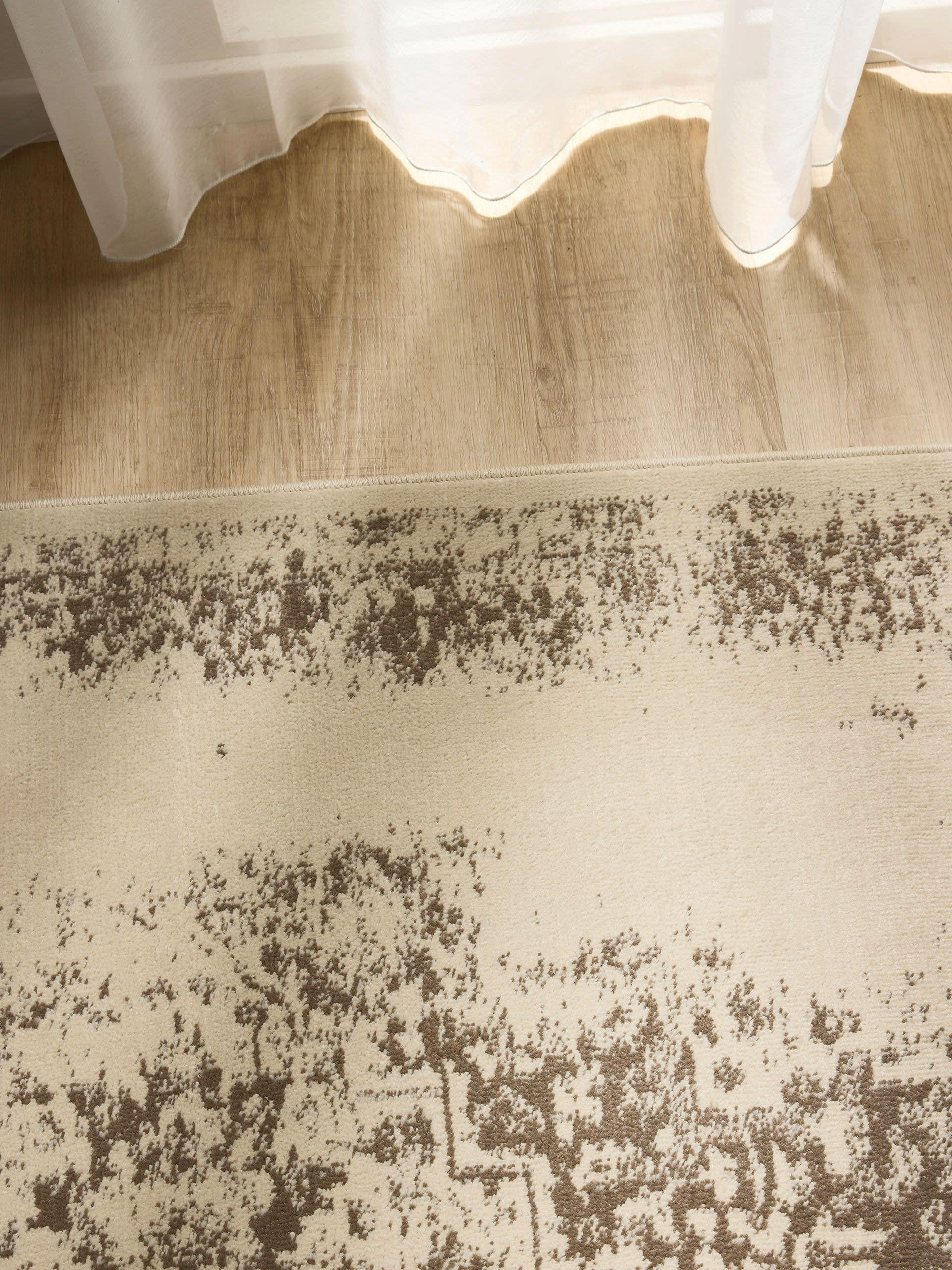 VINTAGE-TEPPICH Suki 200/300 cm - Creme/Braun, Kunststoff (200/300cm) - benuta
