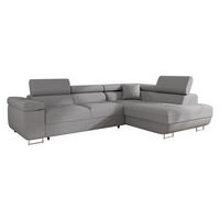 ECKSOFA Torezio, Seite: Rechts - Hellgrau, Holz/Textil (274/203cm) - MIRJAN24