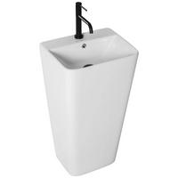 STANDWASCHBECKEN Rea Aris - Weiß, Keramik (37.5/83/44cm) - REA