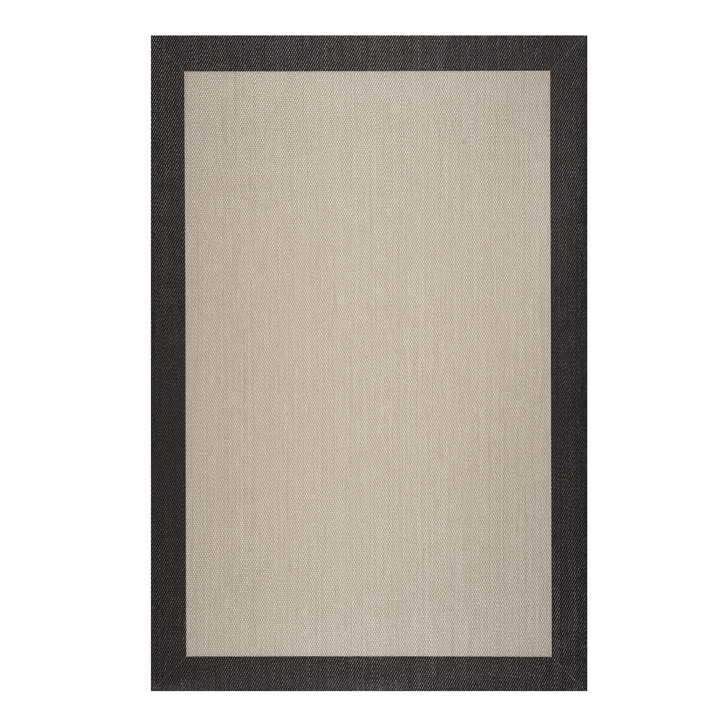 TEPPICH Premium en Vinyle Schwarz Beige 80x150 cm - Beige, Kunststoff (80/150cm) - STORESDECO