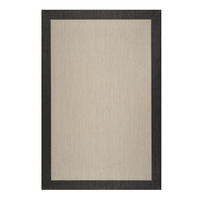 TEPPICH Premium en Vinyle Schwarz Beige 60x90 cm - Beige, Kunststoff (60/90cm) - STORESDECO