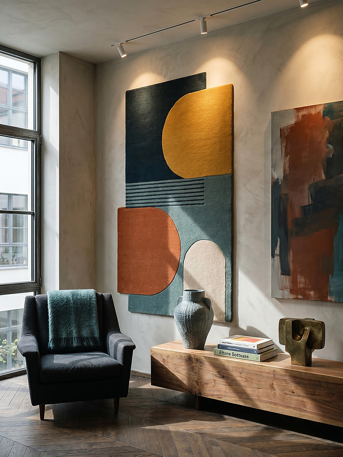 WOLLTEPPICH HALLEIN 200/290 cm - Multicolor, Textil (290/200cm) - KADIMA DESIGN