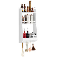KÜCHENREGAL Weiß - Weiß, Holzwerkstoff (38/75/17cm) - SoBuy