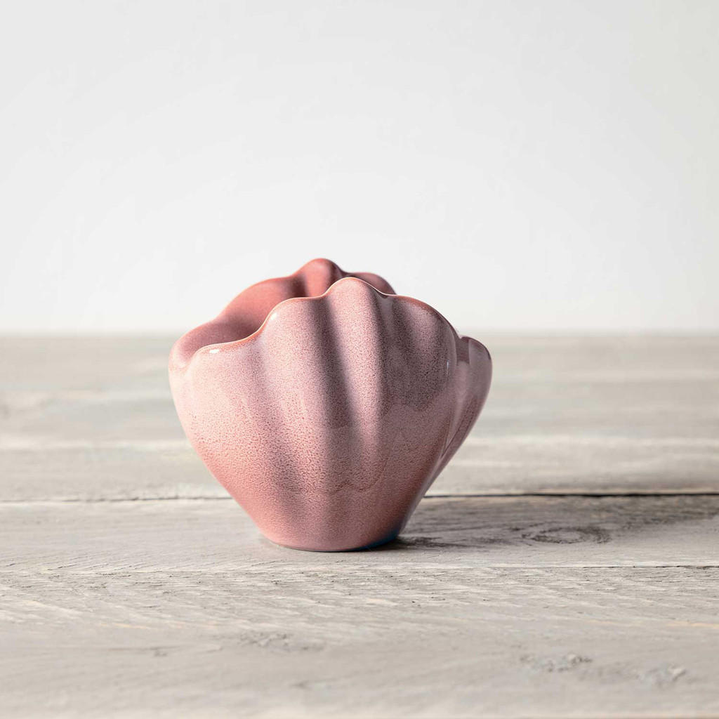 KERZENSTÄNDER Perlemor Home rosa 11 x 8 x 10 cm - Rosa, Keramik (7.9/9.3/11.2cm) - like.Villeroy & Boch