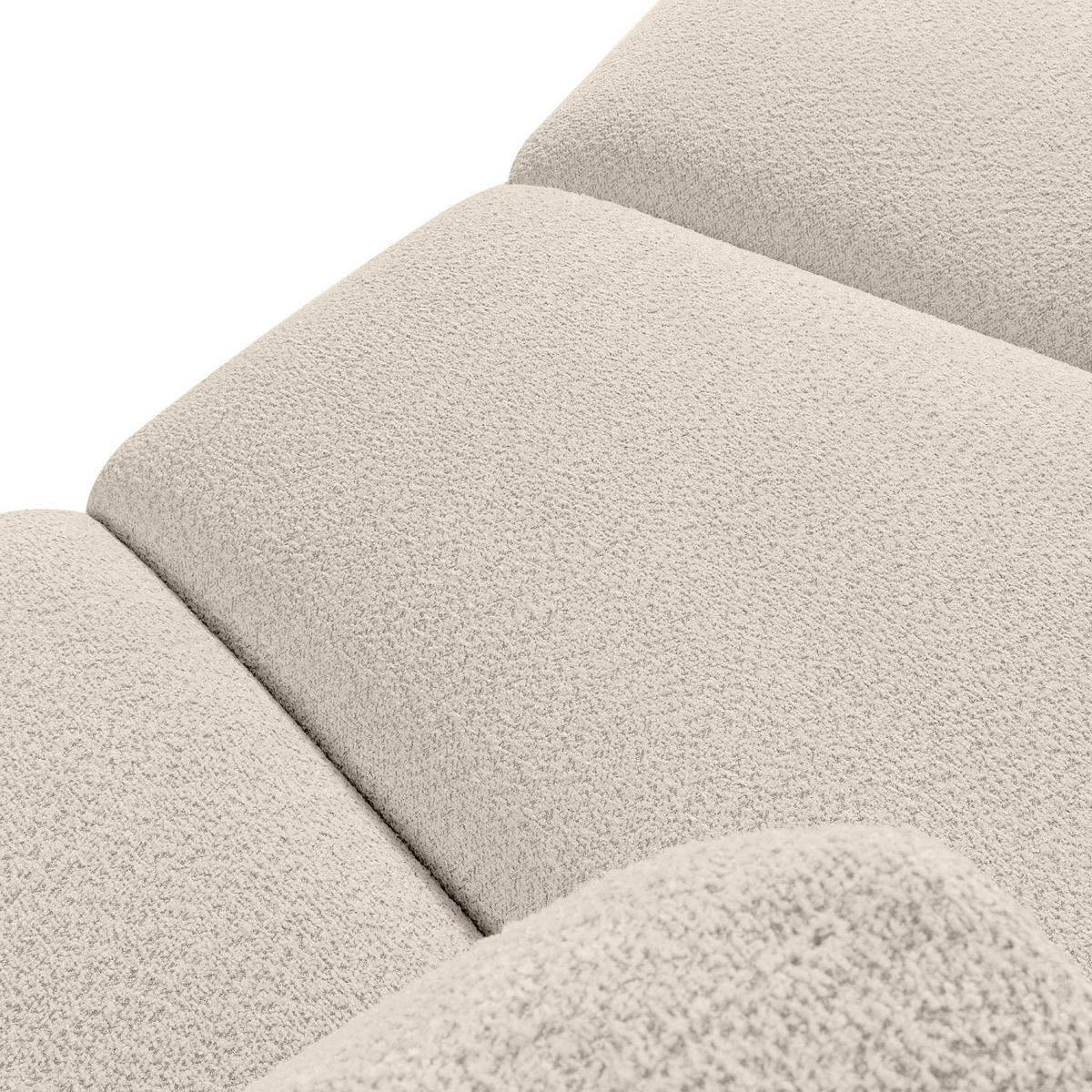 4-SITZER ECKSOFA ZUCCO Boucle rechts, Beige - Beige, Textil (350/84/105cm) - KONSIMO®
