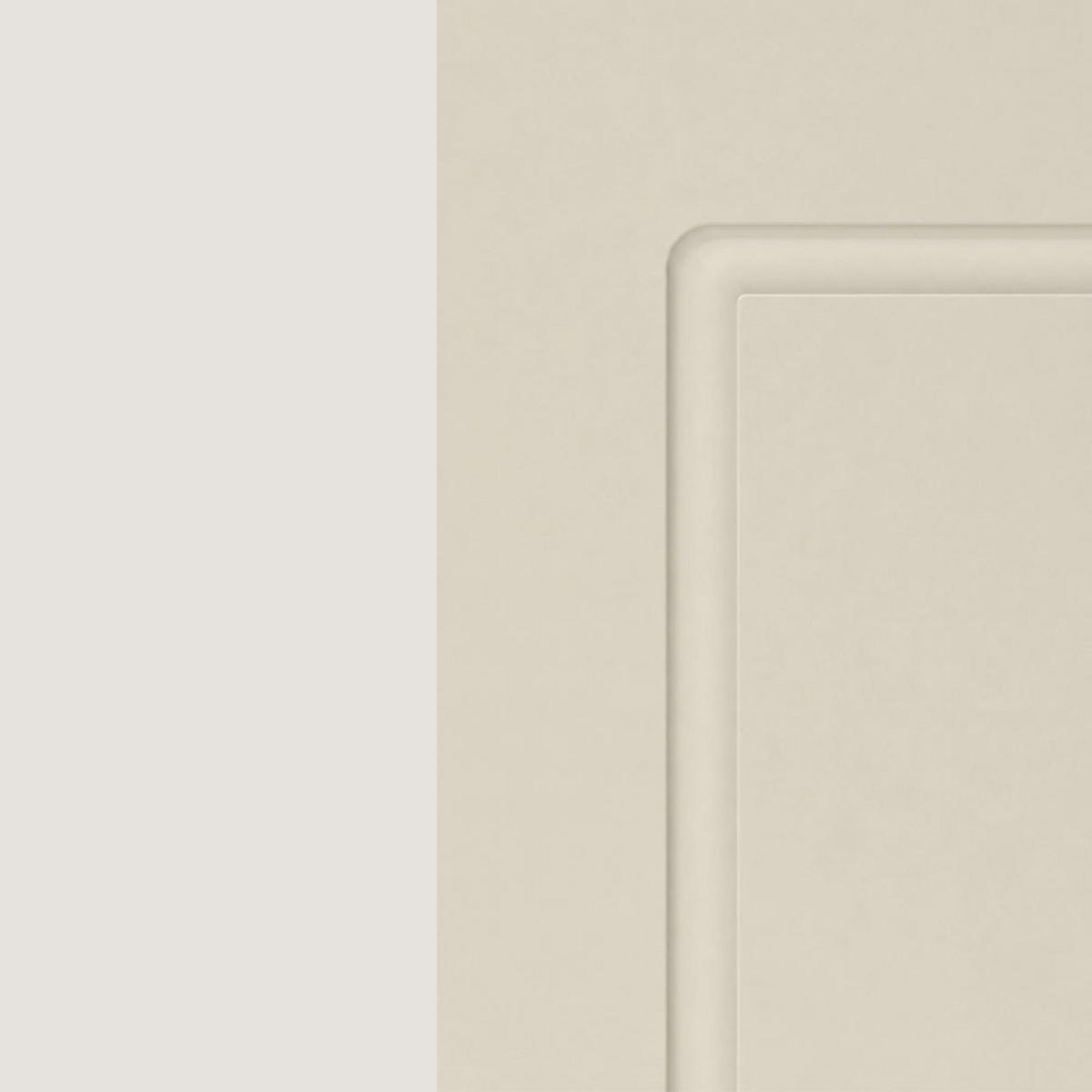 KÜCHENHÄNGESCHRANK Kvantum W2/20 Grau / Vanille Matt 20 / 32,5 / 72cm - Creme/Grau, Holz/Holzwerkstoff (20/72/32.5cm) - Feldmann-Wohnen