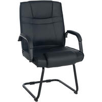 SCHWINGSTUHL Lederlook schwarz/schwarz - Schwarz, Textil/Metall (60/104/67cm) - CLP