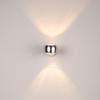 WANDLAMPE Beam Rund Aluminium - Alufarben, Metall (8/5/12cm) - s.luce
