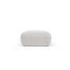 POUF Molino aus Chenille-Stoff hellgrau - Hellgrau, Textil (75/36/75cm) - Micadoni