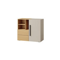 KINDERKOMMODE LIMA 08 90/80/40 cm in Kaschmir/Eiche - Kaschmir/Eichefarben, Holzwerkstoff (90/80/40cm) - Deine Möbel 24