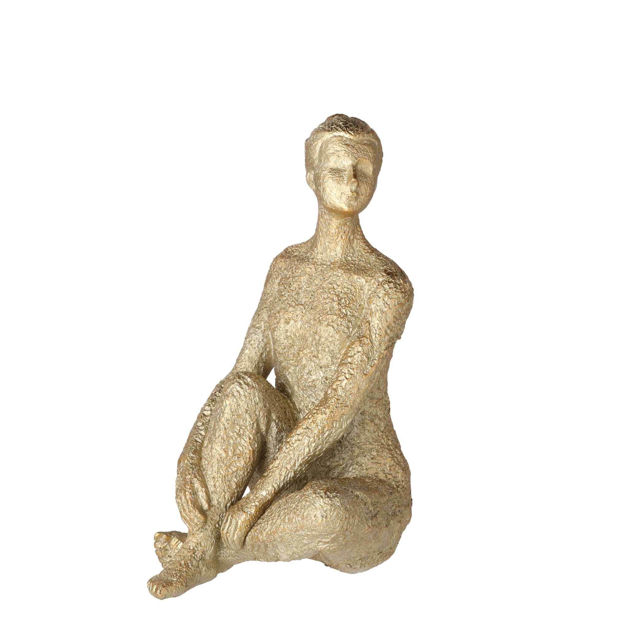 FIGURINE Zentra - Goldfarben, Kunststoff (13.5/27/19cm) - home&you