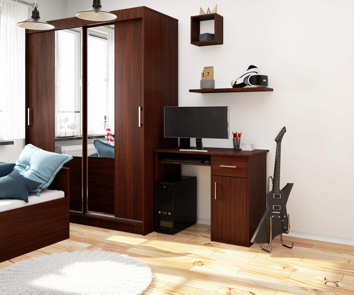 SCHREIBTISCH Dunkelbraun 74/90/50 - Dunkelbraun, Holzwerkstoff (50/90/74cm) - RAUMHIRSCH FURNITURE