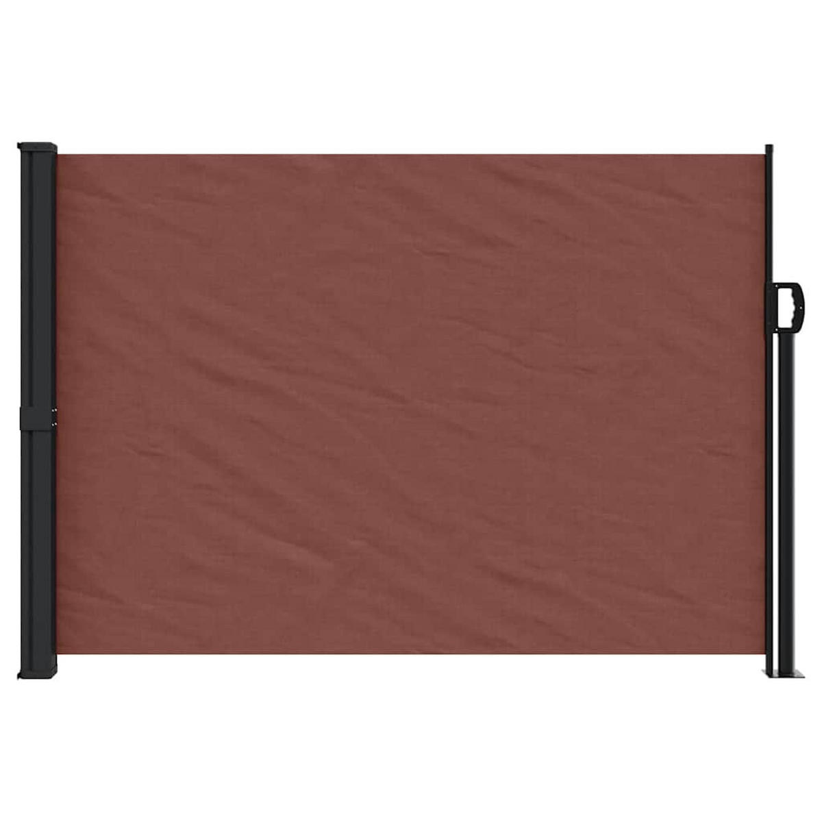 SEITENMARKISE Ausziehbar Braun 140x500 cm - Braun, Textil (500/140/500cm) - furnicato