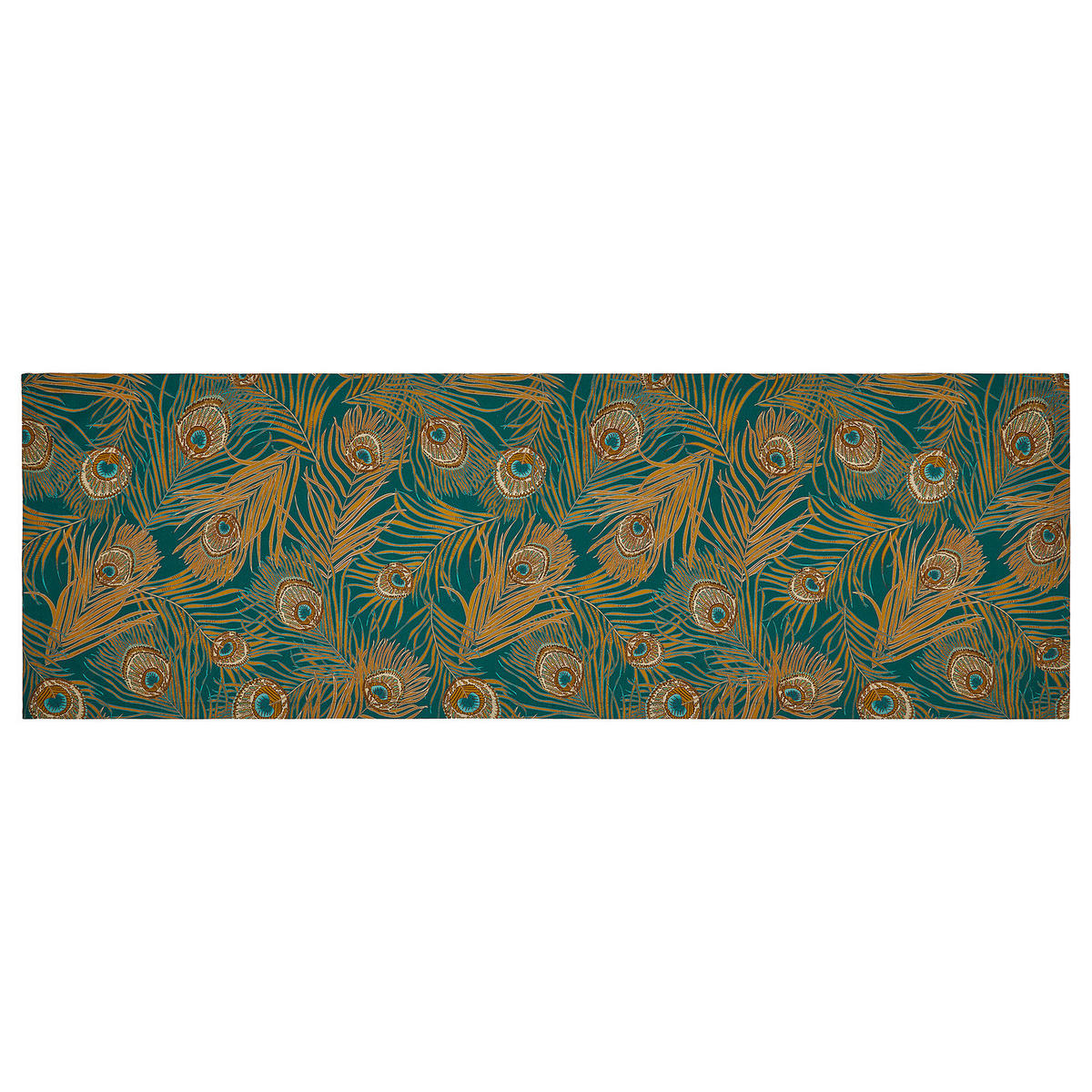 TISCHLÄUFER Golen Twenties - Blau, Textil (50/160cm) - BUTLERS