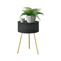 BEISTELLTISCH Forshaga - Goldfarben, Holzwerkstoff (35/35/50cm) - [en.casa]