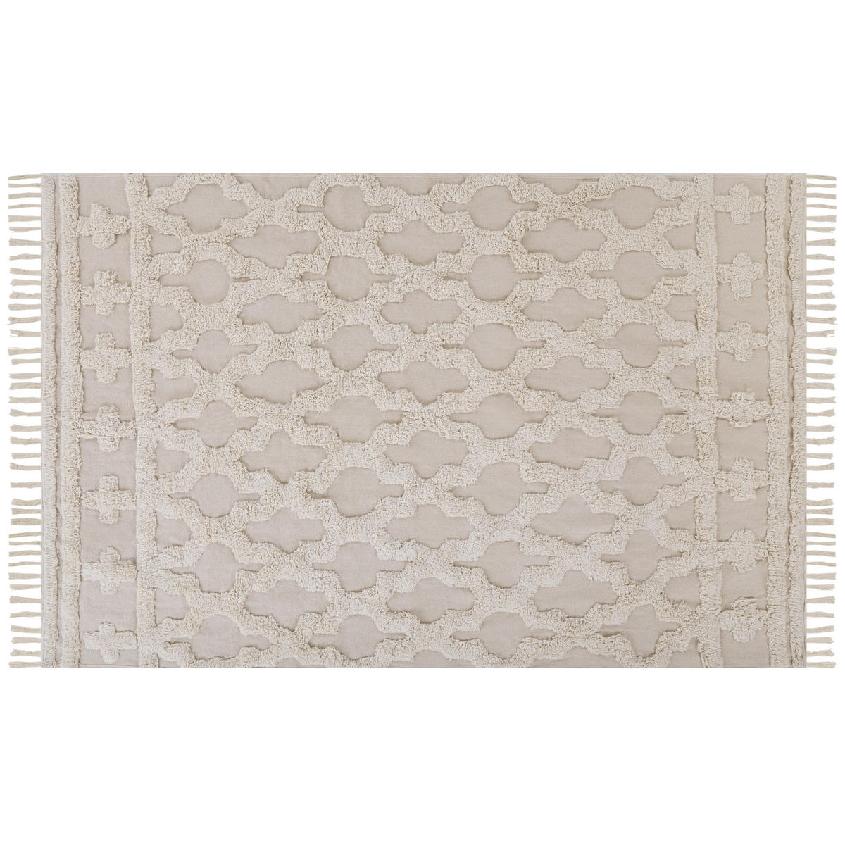 KURZFLOR-TEPPICH Suluova 200/140 cm - Beige, Textil (140/200cm) - Beliani