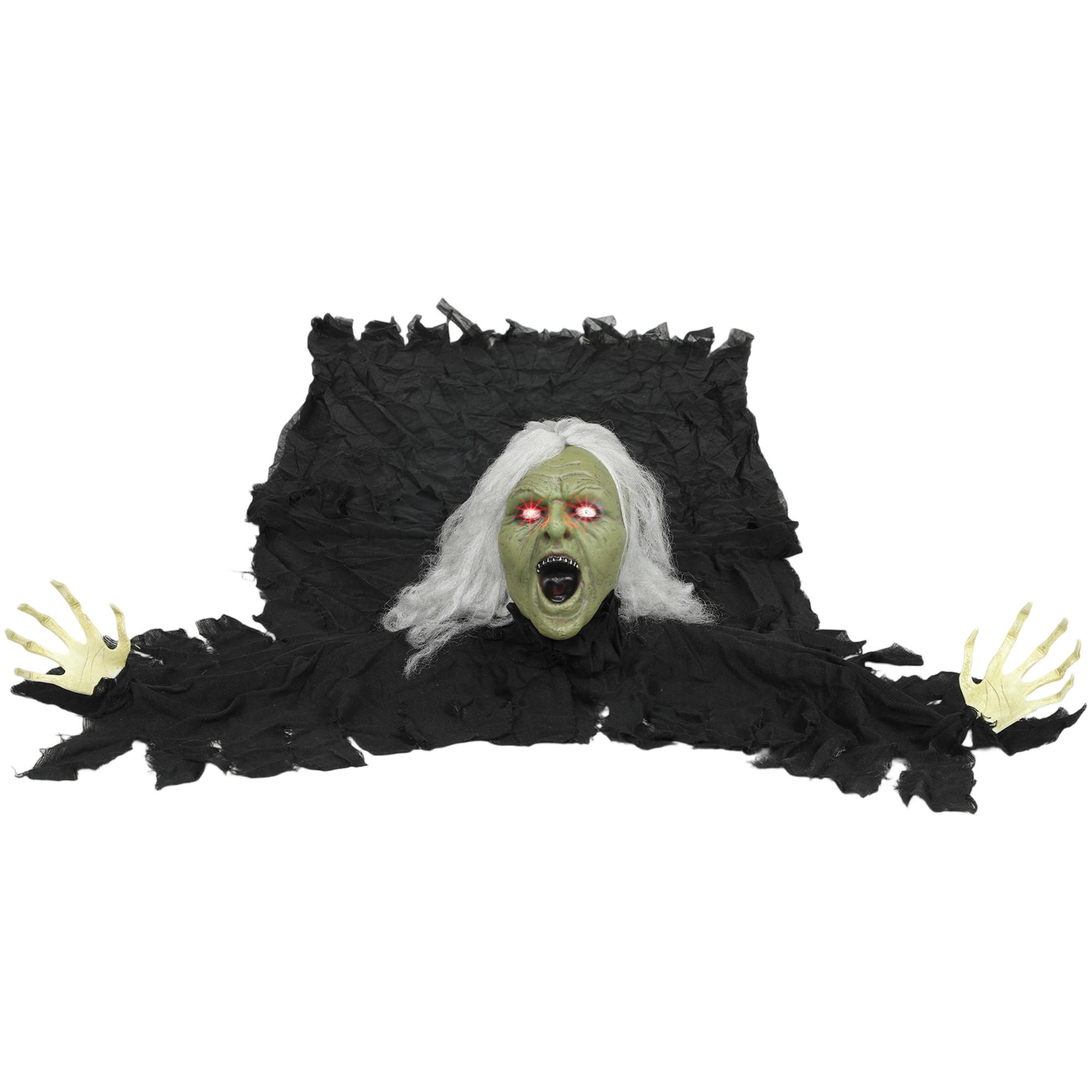 HALLOWEEN-DEKORATION Schwarz 80.0/18.0/183.0cm - Schwarz, Textil (18/183/80cm)