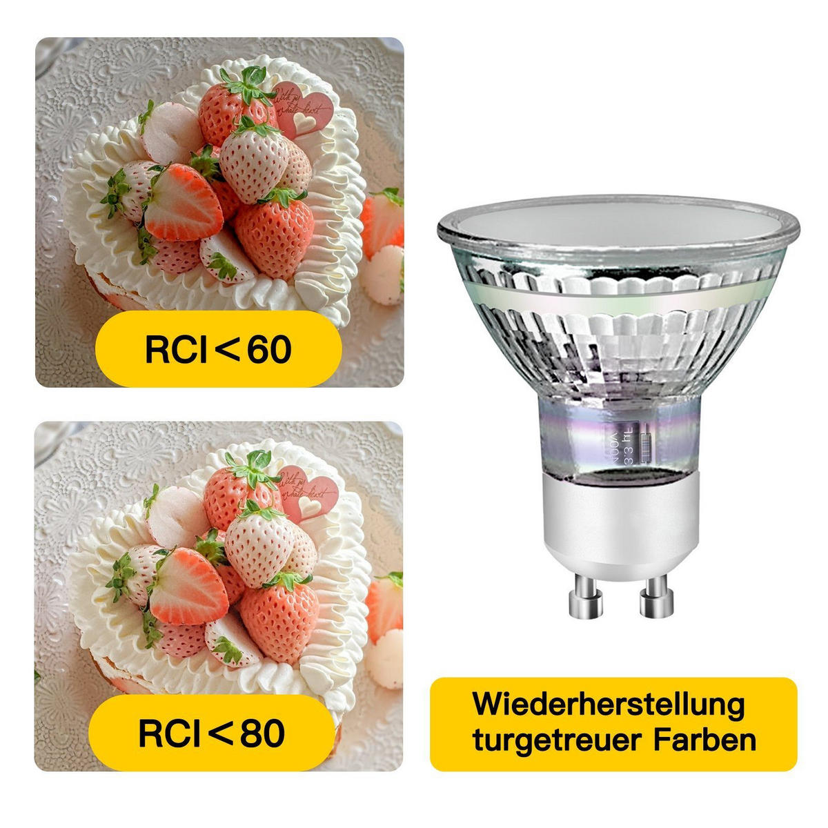 LED žárovky 4W (balení 10 ks) - průhledná, sklo (5/5.7cm) - Nettlife