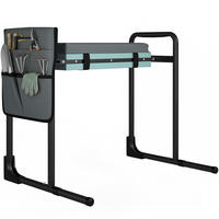 KNIEBANK 2-in-1 DE-13890 Dunkelgrau - Dunkelgrau, Metall (29/50/60.5cm) - ComfortXL