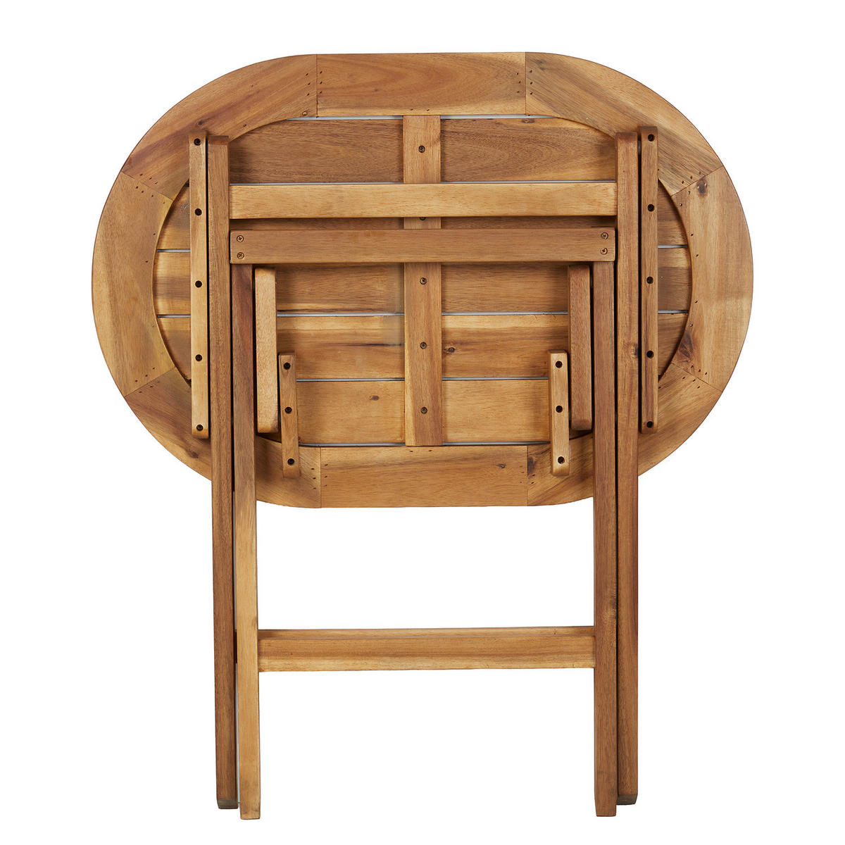 KLAPPTISCH Boho Garden oval - Braun, Holz (55/80/74cm) - Butlers