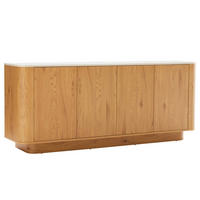 SIDEBOARD, helles Holz - Beige, Holz (180/75/40cm) - Oviala