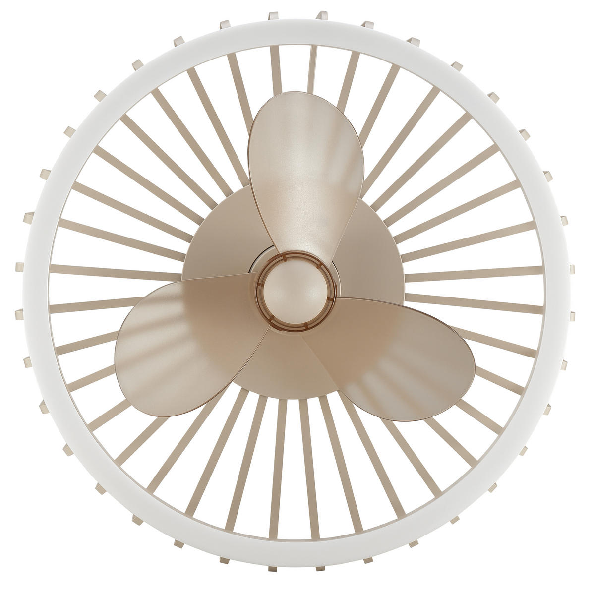 LED DECKENLEUCHTE Capo Beige 48/48/17 cm - Beige, Metall (48/48/17cm) - Brilliant