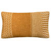 WOLLKISSEN Uptown ockerfarbenes Rechteck 35x60 - Gelb, Textil (60/35/12cm) - Malagoon