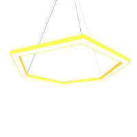 LED-HÄNGELEUCHTE - Gelb, Metall (1.6/100/60cm) - Lumicom