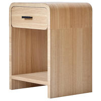 NACHTTISCH Rund Braun 40 x 34 x 56 cm - Braun, Holz (40/56/34cm) - Nordlys