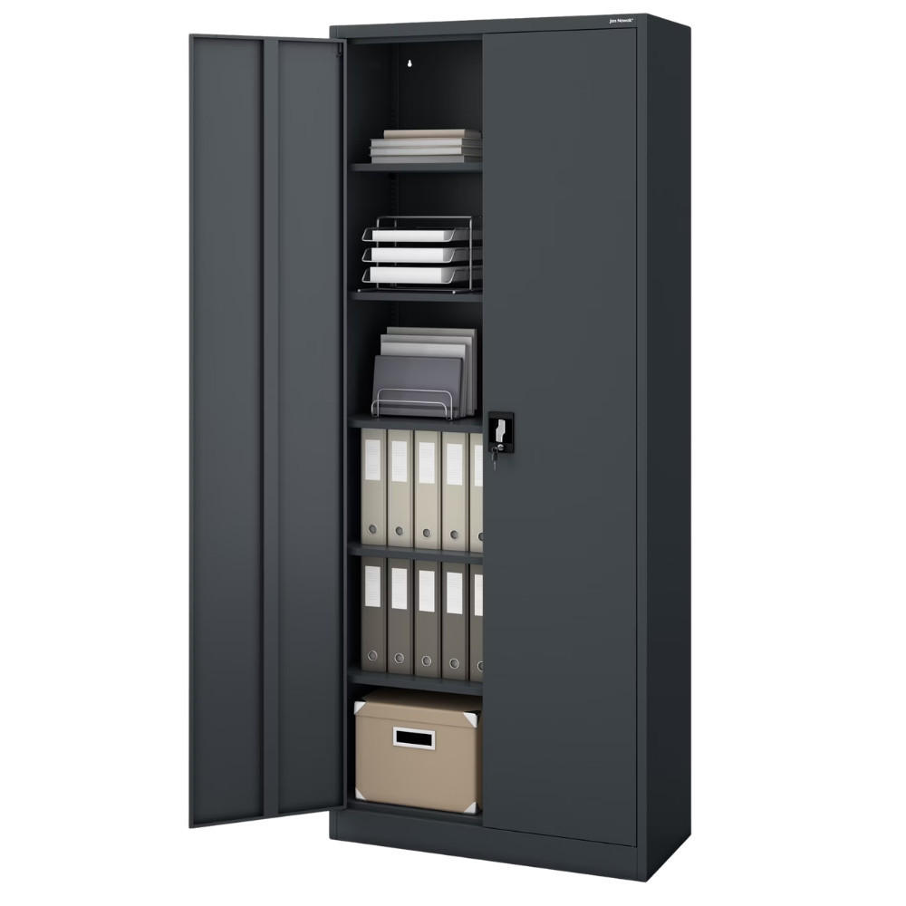 Jan Nowak Aktenschrank Anthrazit 90x220x40 cm