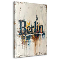 LEINWANDBILD Inschriften und Zitate 60x90cm - Beige, Textil (60/90cm) - Feeby