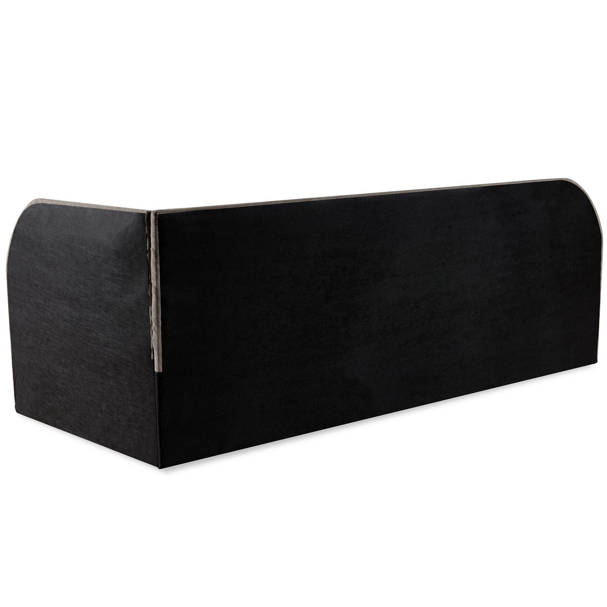 POLSTERBETT Cobi, Eckbett 80x200 cm mit Bettkasten, Hellbraun, Rechts - Hellbraun, Textil (80/200cm) - Beautysofa