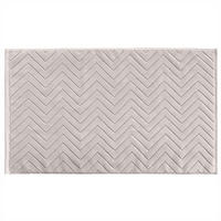 BADEMATTE rutschfest mit Memory-Schaum (Grau) - Hellgrau, Textil (50/80cm) - Intirilife