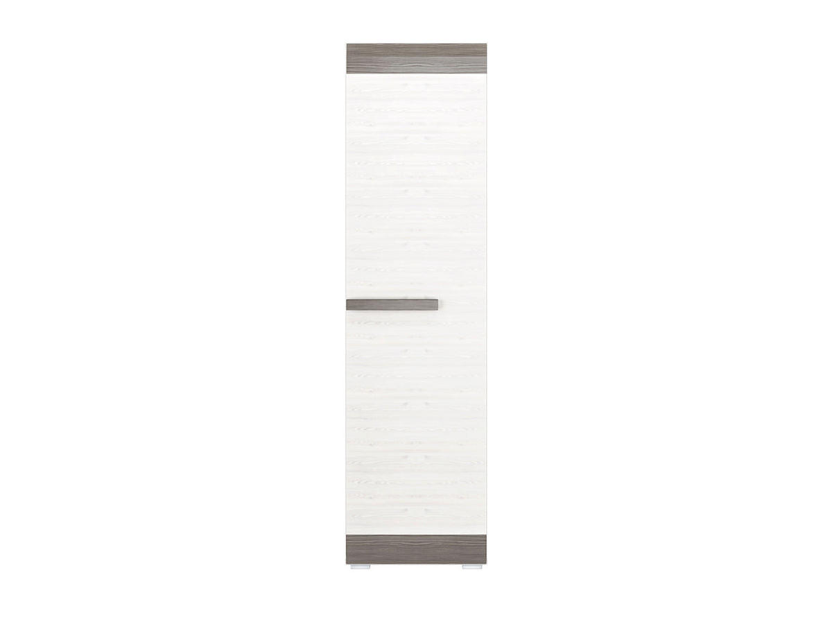 KLEIDERSCHRANK – 55 cm – Blanco – Grau / Eichefarben - Eichefarben/Grau, Holzwerkstoff (55/202/42cm) - hi-markt