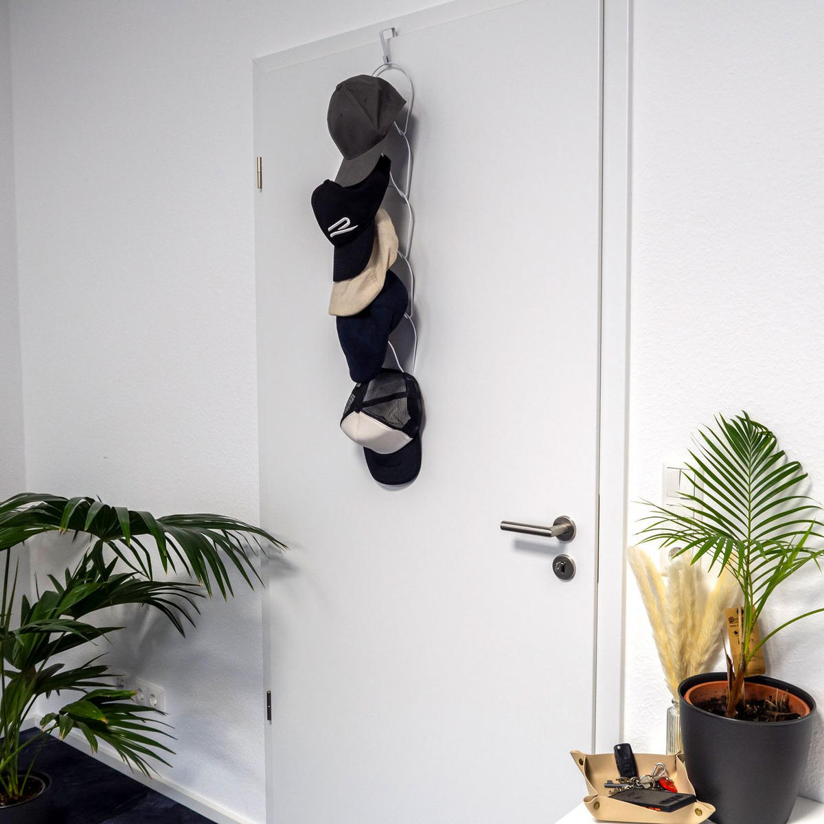 HUT STÄNDER - Weiß, Metall (16.9/78/16.9cm) - Intirilife