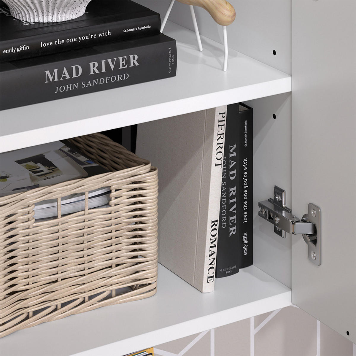 UNIVERZÁLNÍ SKŘÍŇ Wido Bílá/Sonoma - bílá, kompozitní dřevo (40.2/120/40cm) - Vicco