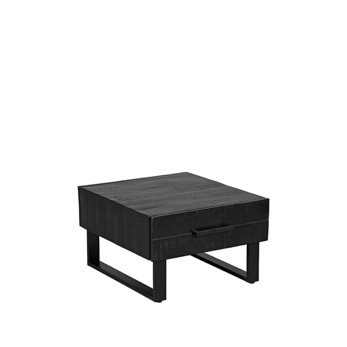 COUCHTISCH Santos Schwarz 64/70/41 cm - Schwarz, Holz (64/70/41cm) - LABEL51