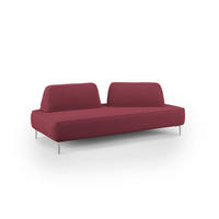 LINEARSOFA Newton - Rot, Textil (212/42/115cm) - Divani.store