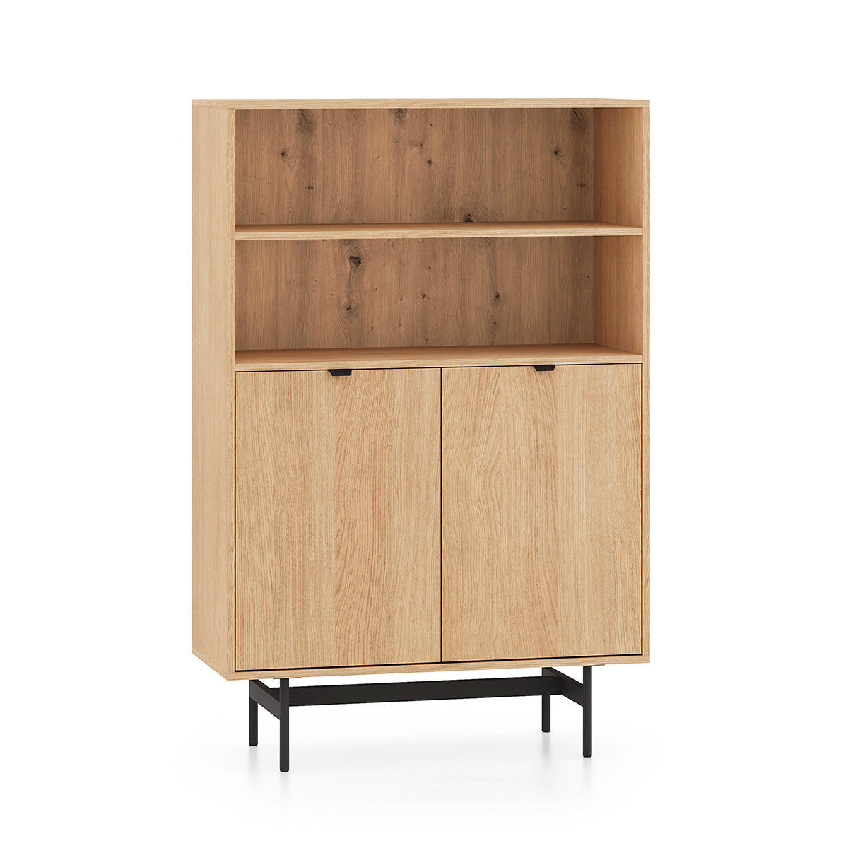 BÜCHERREGAL Nila Holz - Braun, Holzwerkstoff (92/140/40cm) - Petits-meubles