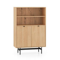 BÜCHERREGAL Nila Holz - Braun, Holzwerkstoff (92/140/40cm) - Petits-meubles